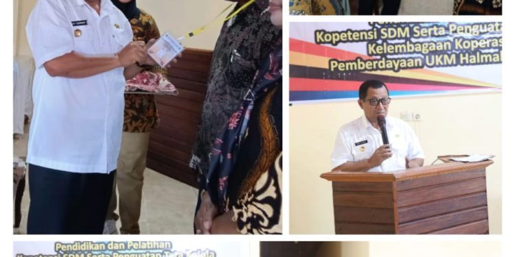 PJ Bupati Halteng Buka Diklat Dinas Koperasi dan UKM