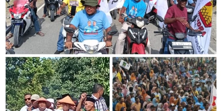 Padati Lapangan Abdul Gafur Ribuan Simpatisan Siap Menangkan IMS – Adil di Patani Barat