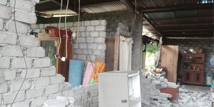 Puluhan Rumah di Morotai Rusak Akibat Gempa Bumi 5,6 Magnitudo