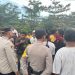 Kapolres Halteng pimpin langsung Pengamanan Aksi Boikot jalan di desa Lukulamo