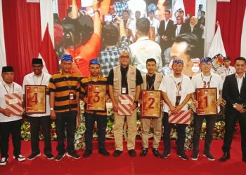 Empat Paslon di Halut Cabut Nomor Urut Pada Pilkada 2024