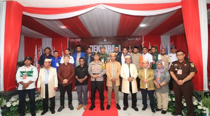 Deklarasi Kampanye Damai: Farrel: Kita Utamakan Persatuan dan Kesatuan, Karena Selaras dengan Visi Misi Farrel-Jadi