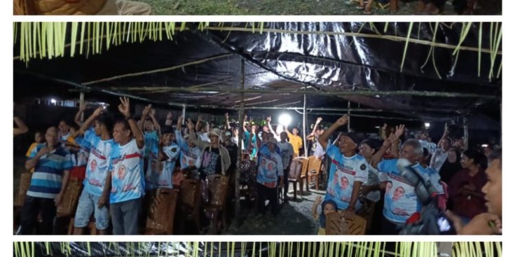 Masyarakat Trans Kobe Optimis IMS – ADIL Menang Pilkda Halteng