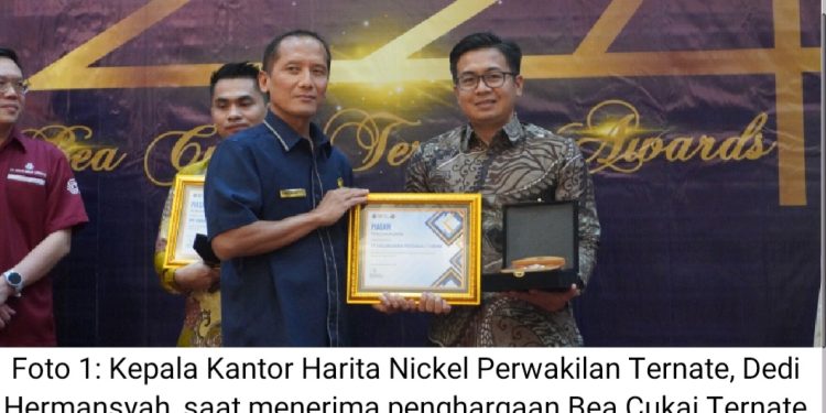 Harita Nickel Raih Dua Penghargaan Bea Cukai Award 2024