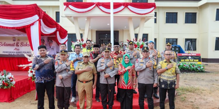 Resmikan Mako Polres Pulau Taliabu, Kapolda Ajak Semua Pihak Bersama jaga Keamanan