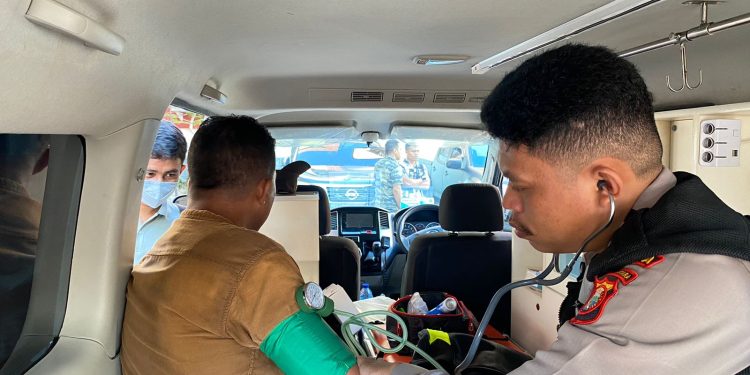 Subsatgas Dokkes Polda Malut, Lakukan Rikes ke Personil OMP Kieraha 2024