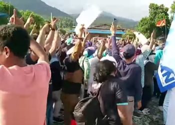 Kampanye di Mabapura Dipadati Ribuan Simpatisan Paslon Farrel-Jadi