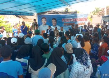 Kampanye di Desa Kakaraino, Farrel-Jadi Disambut Histeris Simpatisan, Loyalis: 1 Hati, 1 Suara Farrel-Jadi