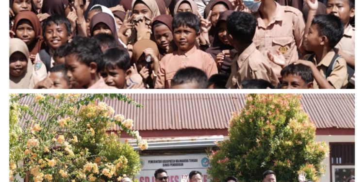 Dukung Pendidikan di Halteng, PT IWIP Bangun Ruang Kelas SD