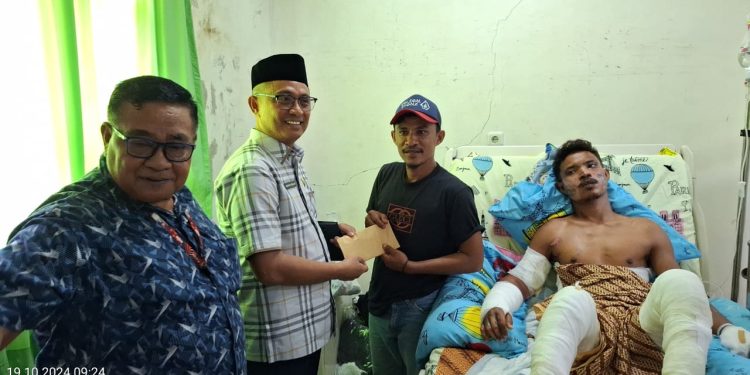 Pemprov Malut Santuni Korban Kebakaran Speed Boat Bella 72