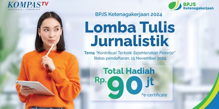 Apresiasi Peran Jurnalistik, BPJS Ketenagakerjaan Kembali Gelar Lomba Tulis Berhadiah Total Rp90 juta