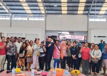 Pemkab Halut dan Tim Polandia Pantau Persiapan Peresmian Pasar Wosia