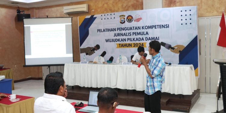 Gandeng Jurnalis TV, Polda Malut Gelar Penguatan Kompetensi Jurnalis wujudkan Pilkada Damai