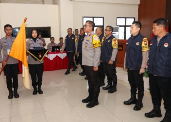 Rakernis SDM, Kapolda Malut Kukuhkan Komite Olahraga Polda Malut