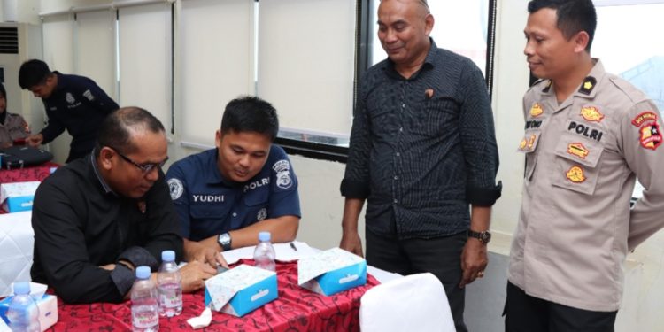 Divisi Humas Polri Gelar Supervisi dan e-learning di Polda Malut