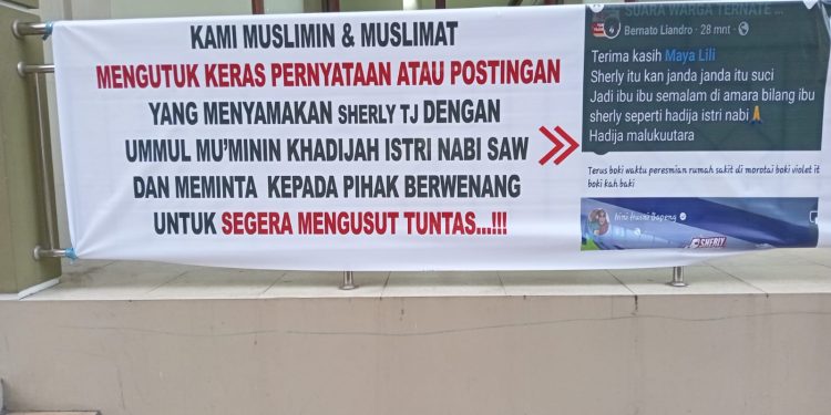 Kaum Muslimin dan Muslimat Kutuk Postingan di Medsos Samakan Sherly Dengan Siti Khadijah Istri Rasulullah SAW