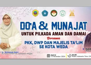 Malam Ini, Pemkab Halteng Gelar Doa, Munajat Untuk Pilkada Aman dan Damai