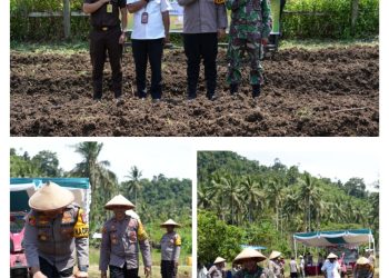 Sekkab Halteng Irup HUT PGRI dan HGN ke 79 di Kecamatan Weda