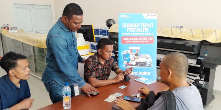1 Desember 2024, Uji Coba Pembelian BBM Pertalite dengan QR Code Diterapkan di Merauke dan Boven Digoel