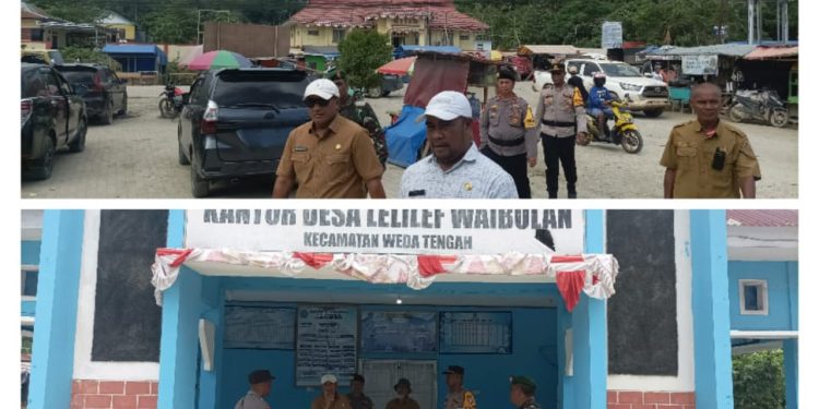 Pemkab Halteng dan Forkopimcam Weda Tengah Pantau Kesiapan TPS Jelang Pilkada