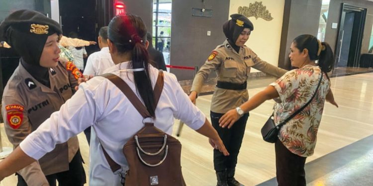 Pengamanan Ketat Kampanye Paslon Gubernur Malut Nomor 02 dan 04