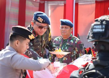 Peringati HUT ke-79, Brimob Polda Malut Gelar Syukuran