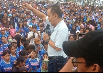 Kampanye di Wasile Selatan, Rudy Erawan Ajak Warga Kawal Farrel-Jadi Hingga Pelantikan