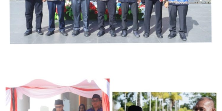 Sekkab Halteng Irup Upacara HUT KORPRI ke-53, Sekaligus Penyerahan Piagam Penghargaan