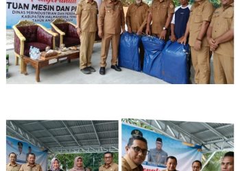 PJ Bupati dan Pj Sekkab Serahkan Bantuan Mesin Dan Peralatan, BS : Gunakan Bantuan Dengan Baik