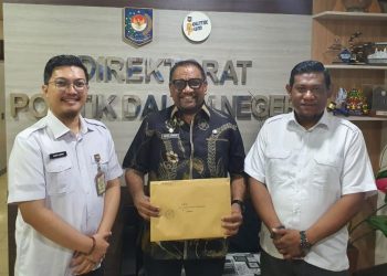 Wakili Pemkab Halut, Kaban Kesbangpol Laporkan Pelaksanaan Pilkada dan Antisipasi PSU di Kemendagri