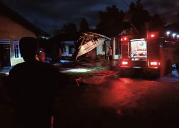 Satu Rumah Ibadah dan Dua Rumah di Lahap Sijago Merah