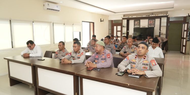 Ditbinmas Polda Malut Gelar Latihan Pra Operasi Bina Waspada Kie Raha 2024