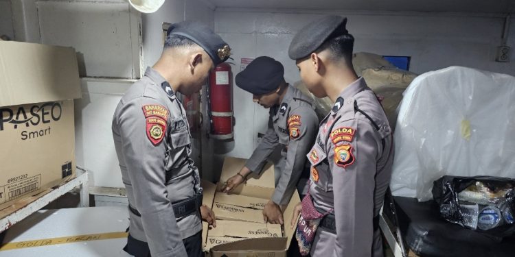 Tim 1 Pekat Kieraha II Polda Malut Berhasil Amankan Ratusan Miras