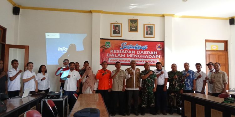 Beroperasi di Wilayah Rawan Gempa, ERT NHM Hadiri Sosialisasi Kesiapsiagaan Bencana Megathrust