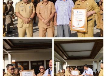 PJ Bupati Halteng Menerima Penghargaan Dari Dirjen Kemendikbudristek Sebagai Predikat Pelopor Berkembang