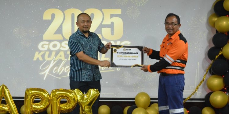 Tim Civil NHM Kunci Tahun 2024 dengan 100 Hari Kerja Tanpa Insiden