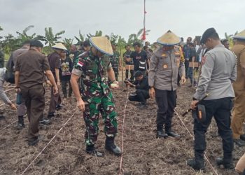 Danrem 152/Baabullah Hadiri Penanaman Jagung Serentak Satu Juta Hektar di Halbar
