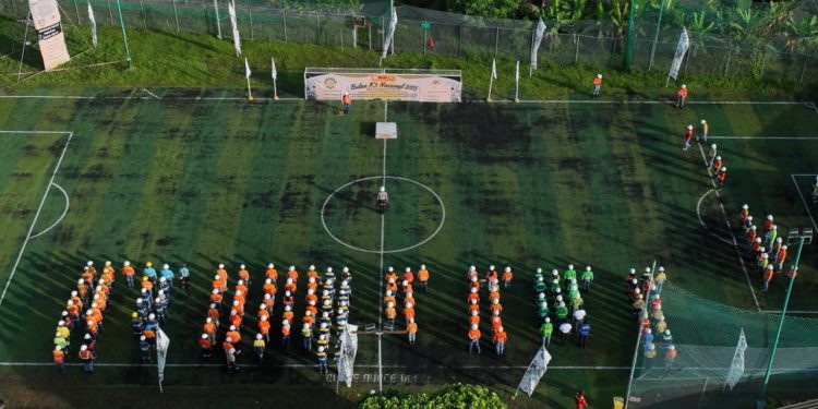 Tambang Emas Gosowong Sambut Semangat Bulan K3 Nasional 2025 dengan Apel Pembukaan