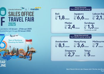 Garuda Indonesia Helat Sales Office Travel Fair 2025 Tingkatkan Sektor Pariwisata