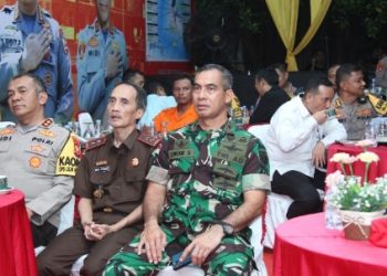 Danrem 152 Baabullah  dan Forkopimda Malut Tinjau Malam Tahun 2025