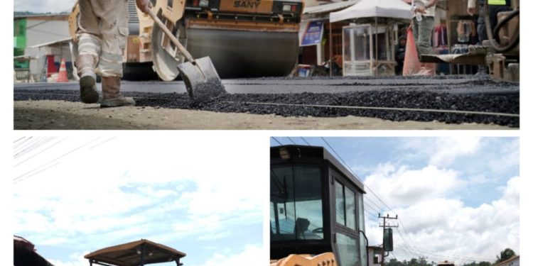 PT IWIP Perbaiki Jalan Lintas Halmahera