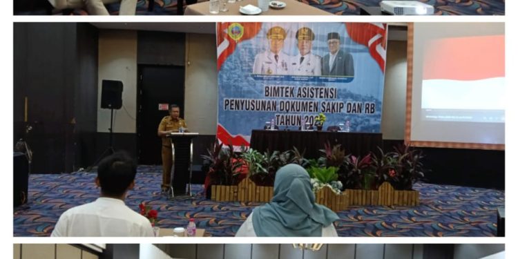 Asisten III Resmi Membuka Bimtek Asistensi Penyusunan Dokumen Sakip dan RB