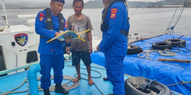 Ditpolairud Polda Malut Gelar Patroli Perairan di Sekitar Pulau Ternate