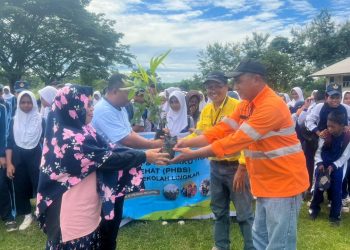 NHM Dorong Pendidikan PHBS dan Kesiapsiagaan Bencana di Kao Teluk