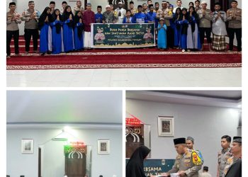Kapolres dan Wakapolres Bukber Bersama Anak Yatim Dalam Rangka Safari Ramadhan