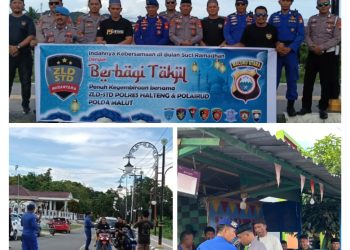 ZLD Halteng Berbagi  Takjil Gratis Kepada Pengguna Jalan, Ramadhan Momentum Menjaga Kamtibmas