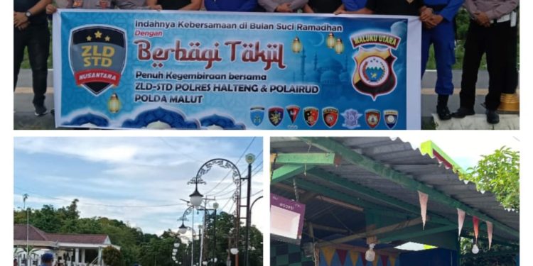 ZLD Halteng Berbagi Takjil Gratis Kepada Pengguna Jalan, Ramadhan Momentum Menjaga Kamtibmas