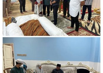 Bupati Halteng Melayat Rumah Duka Almarhum AGK, IMS : Mari Kita Do’akan Almarhum