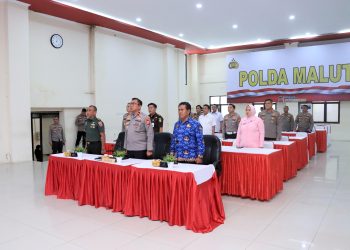 Dukung Program Gizi Nasional, Wakapolda Malut Hadiri Peluncuran SPPG Polri