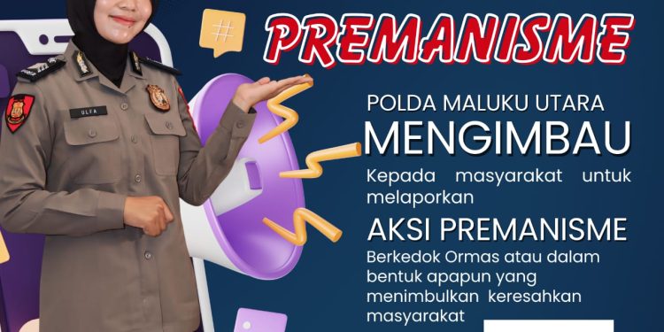 Polda Malut: Laporkan Segera Jika Mendapati Aksi Premanisme Berkedok Ormas